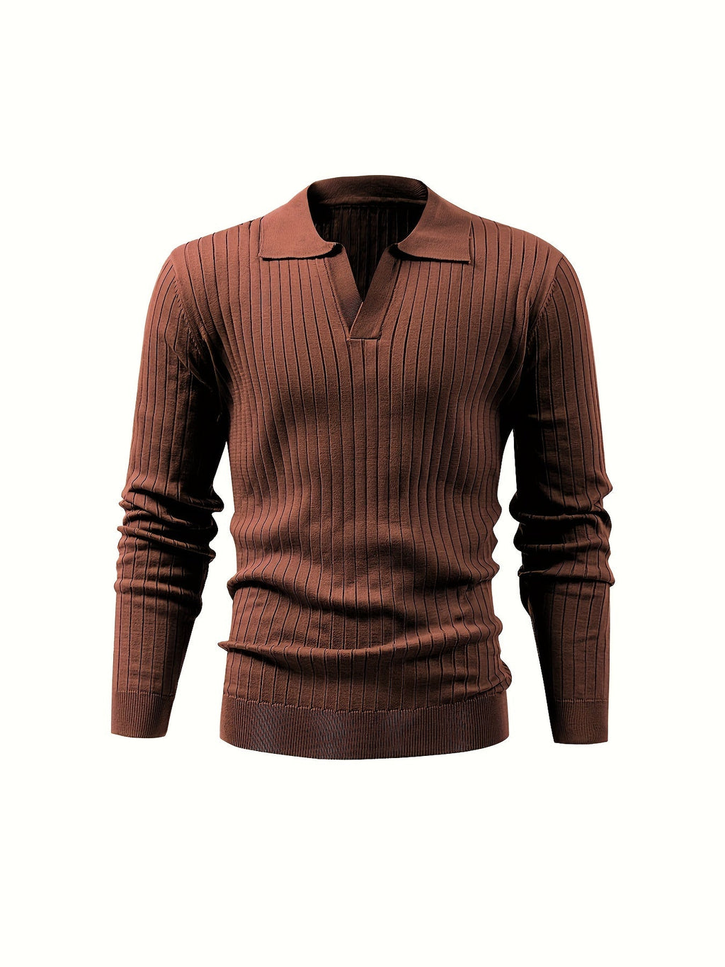 Stilvoller Herrenpullover mit V-Ausschnitt – Perfekt für Herbst und Winter