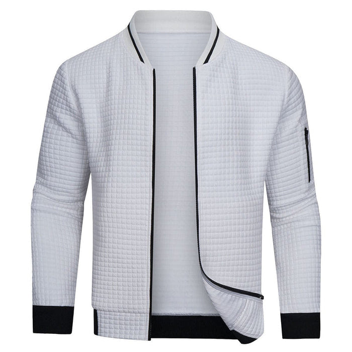 Moderne Herrenjacke mit minimalistischem Design und angenehmer Wärme