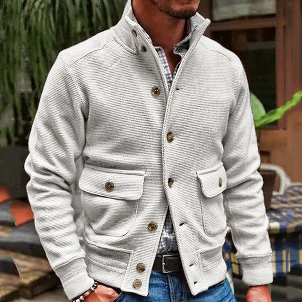 Elegante Jacke mit Knopfverschluss für den Alltag