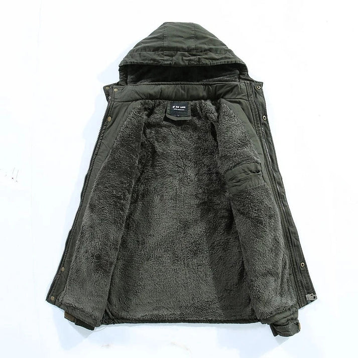 Herren Winterjacke mit Modernem Design für Kalte Tage