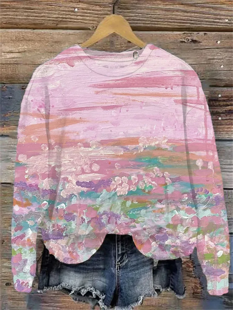 Bequemes Sweatshirt ohne Kapuze mit einzigartigem Entwurf