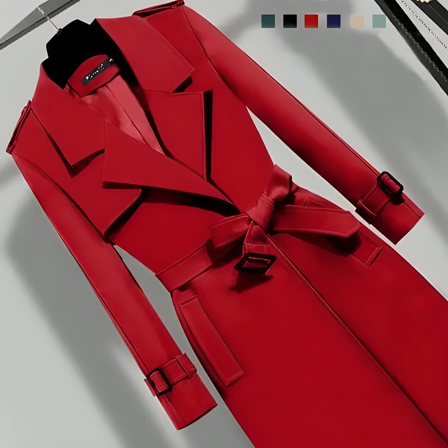 Eleganter Damen-Trenchcoat für den Herbst mit figurnaher Passform