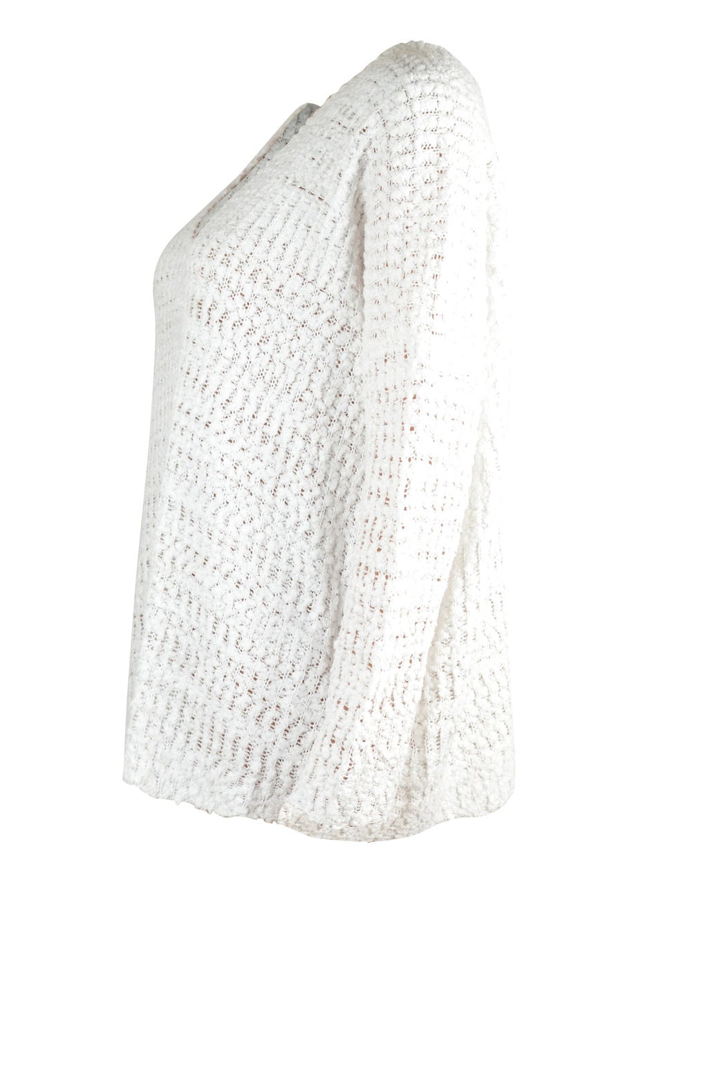 Modischer Pullover mit langen Ärmeln und asymmetrischem Schulterdesign