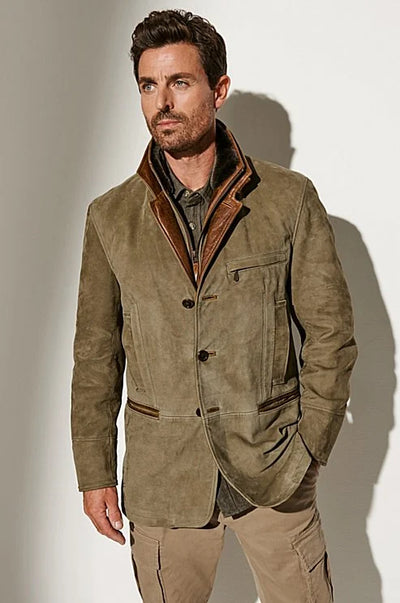Vintage Herrenjacke mit modernem Stil