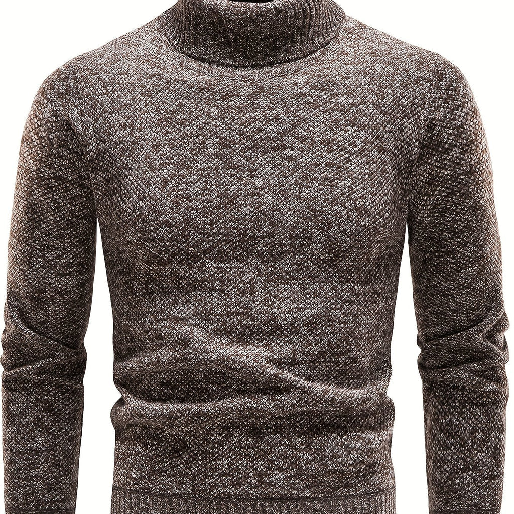 Herren Strickpullover mit Stehkragen - Bequem und Slim Fit für Herbst und Winter