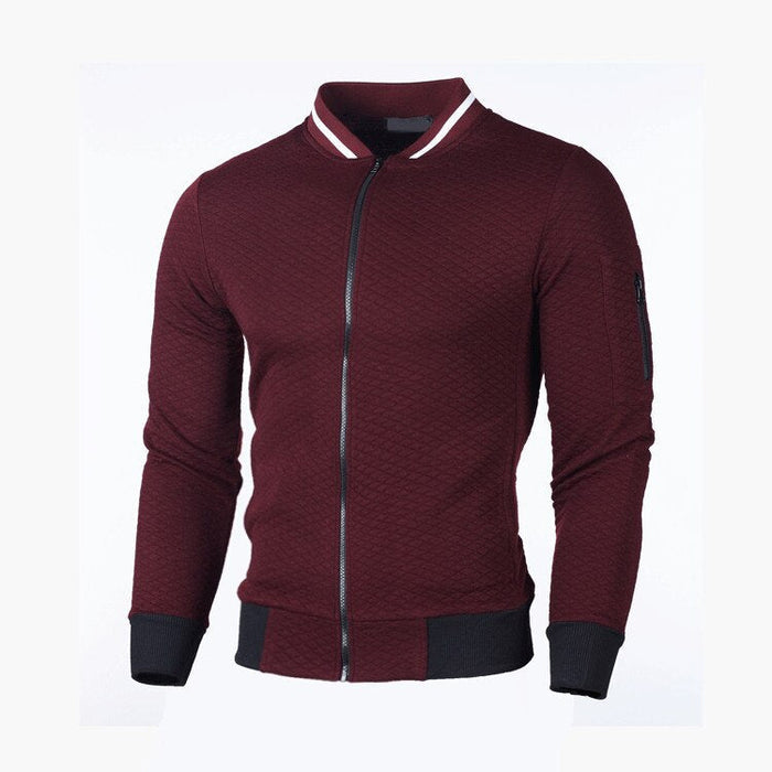 Moderne Herrenjacke mit minimalistischem Design und angenehmer Wärme