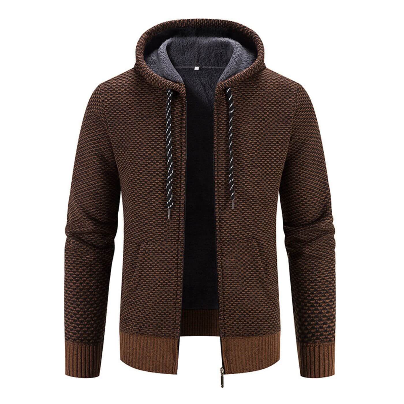 Moderne Winterjacke mit Kapuze für Herren