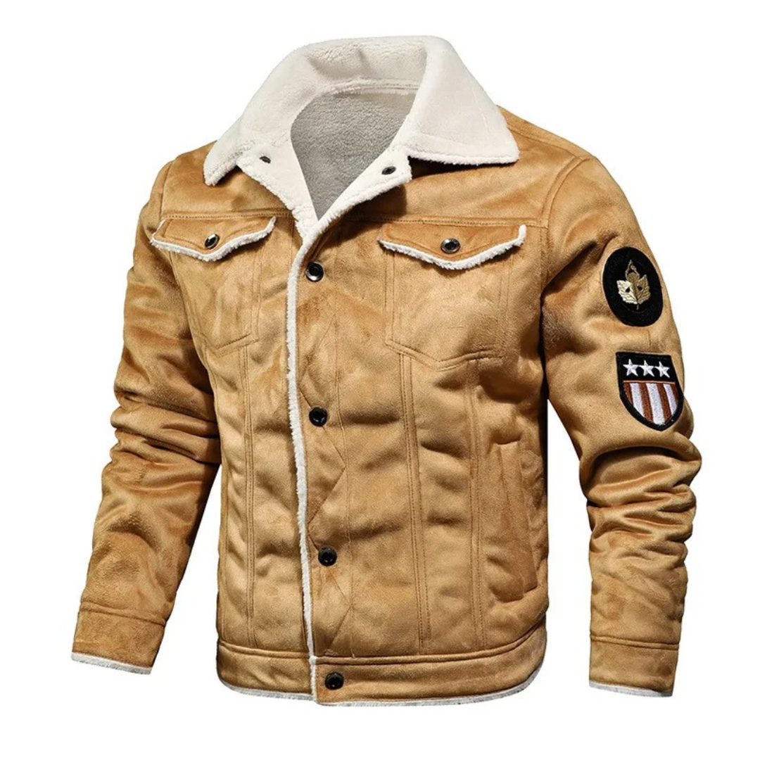 Warme Herrenjacke mit modernem Stil