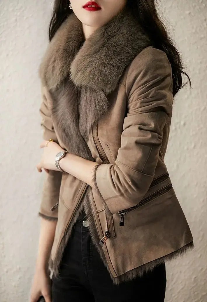 Stilvolle Damenjacke mit Kragen und modernem Design