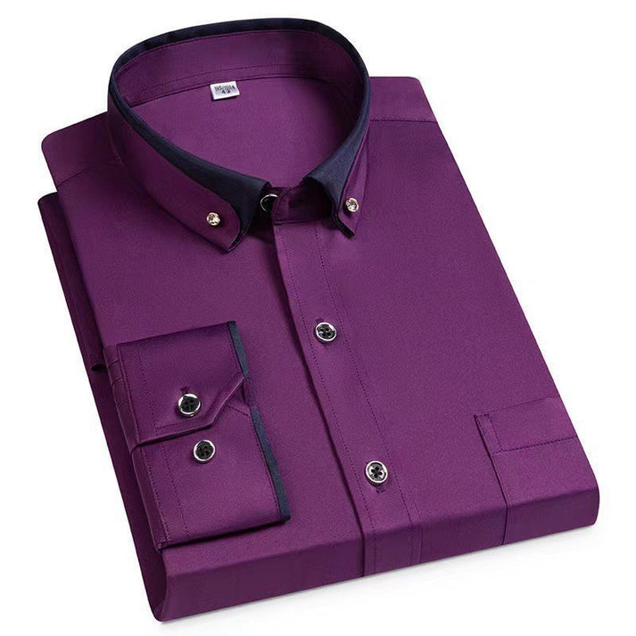 Elegantes und Lässiges Langarmhemd für Herren