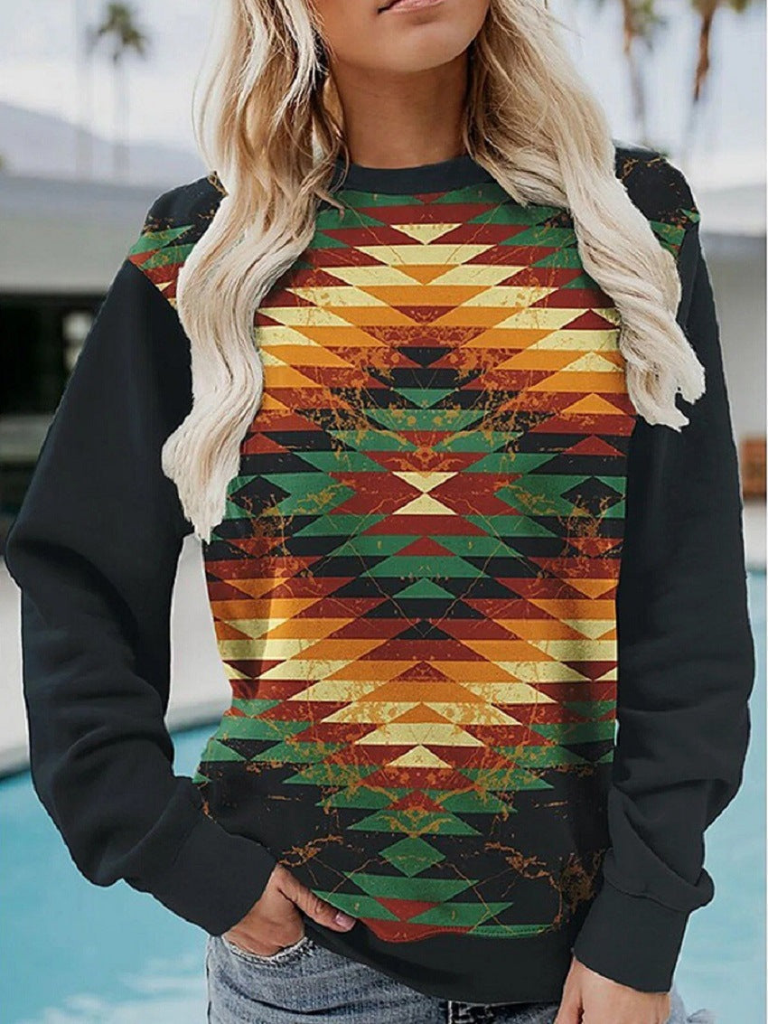 Pullover mit einzigartigem Druck für einen individuellen Aussehen