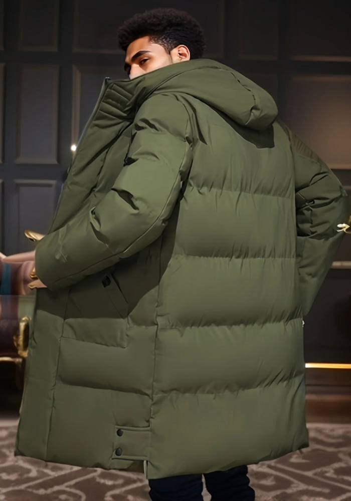 Stilvolle Herren-Winterparka für kalte Tage