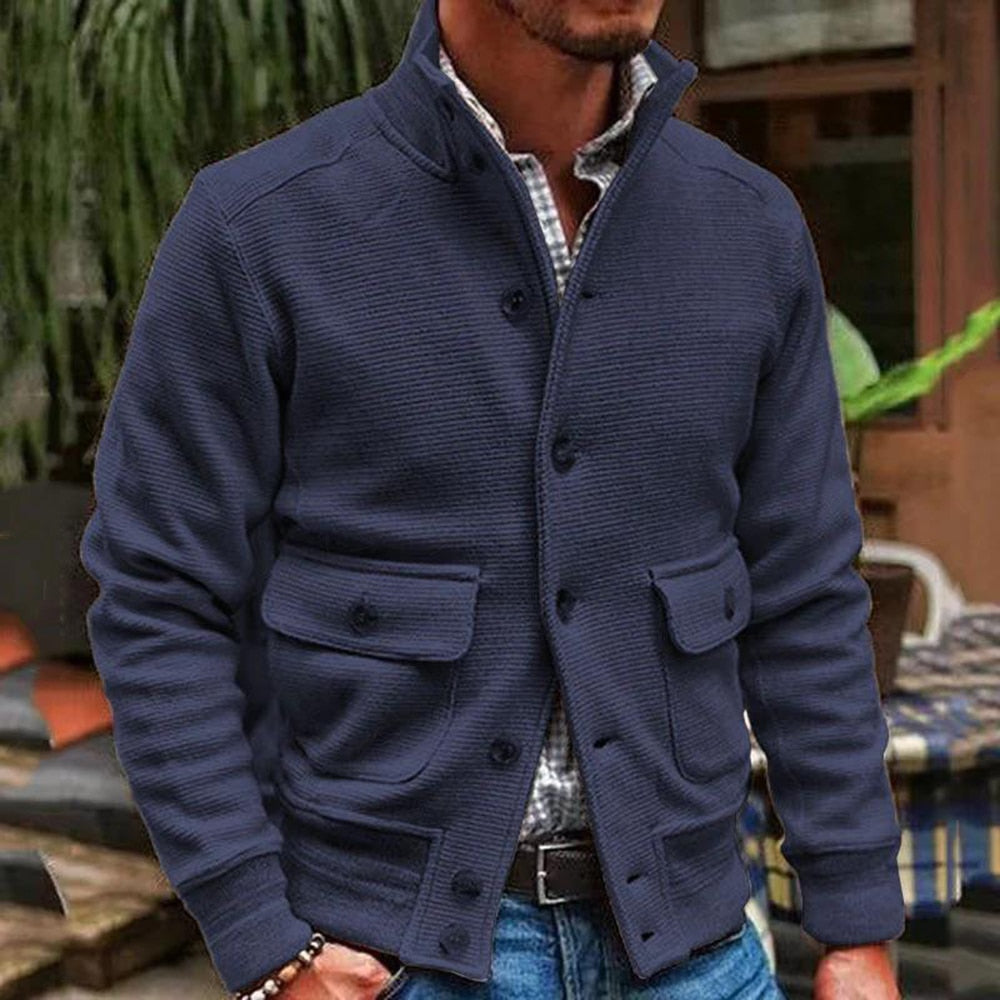 Elegante Jacke mit Knopfverschluss für den Alltag