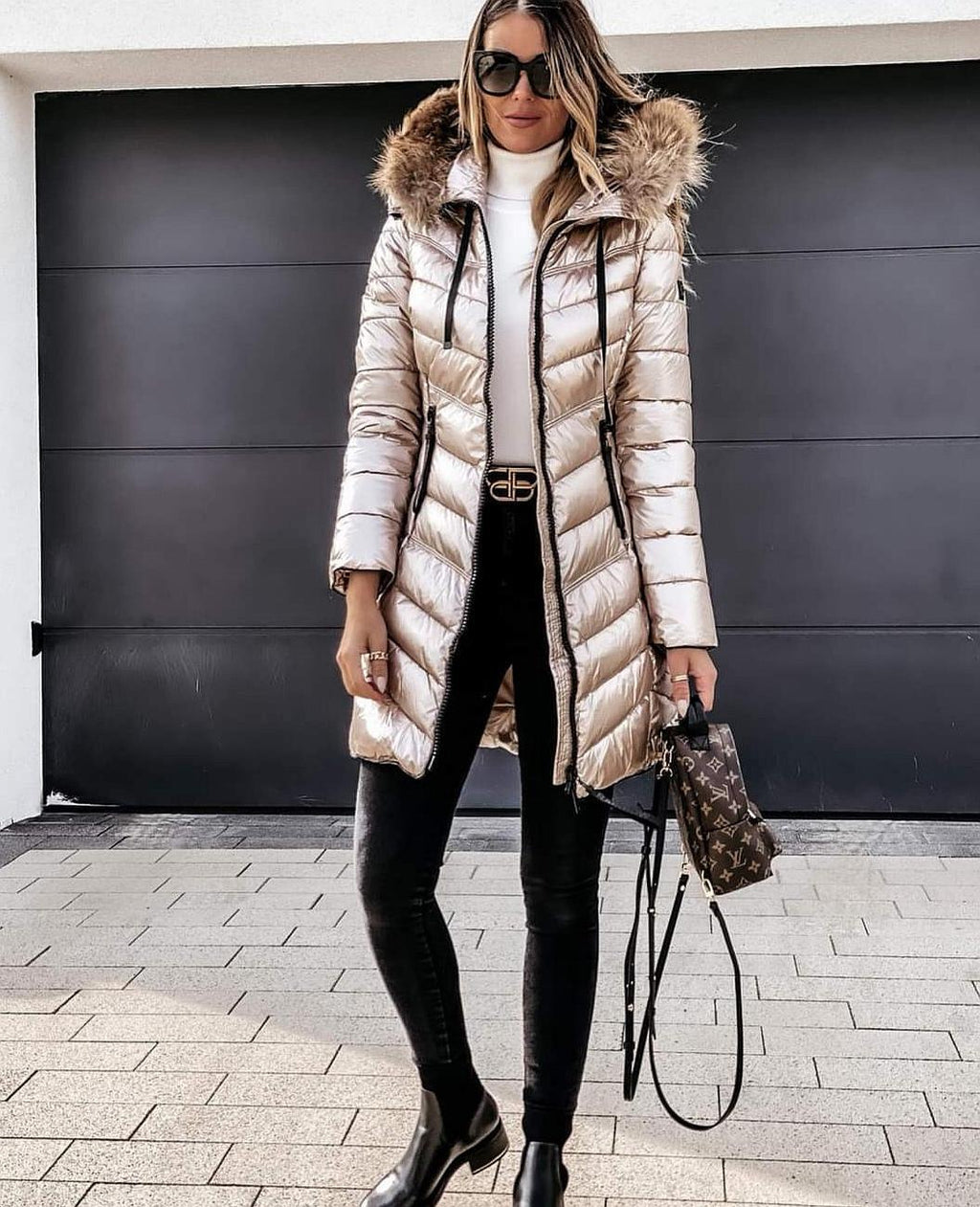 Elegante Damen-Winterjacke ideal für kalte Tage