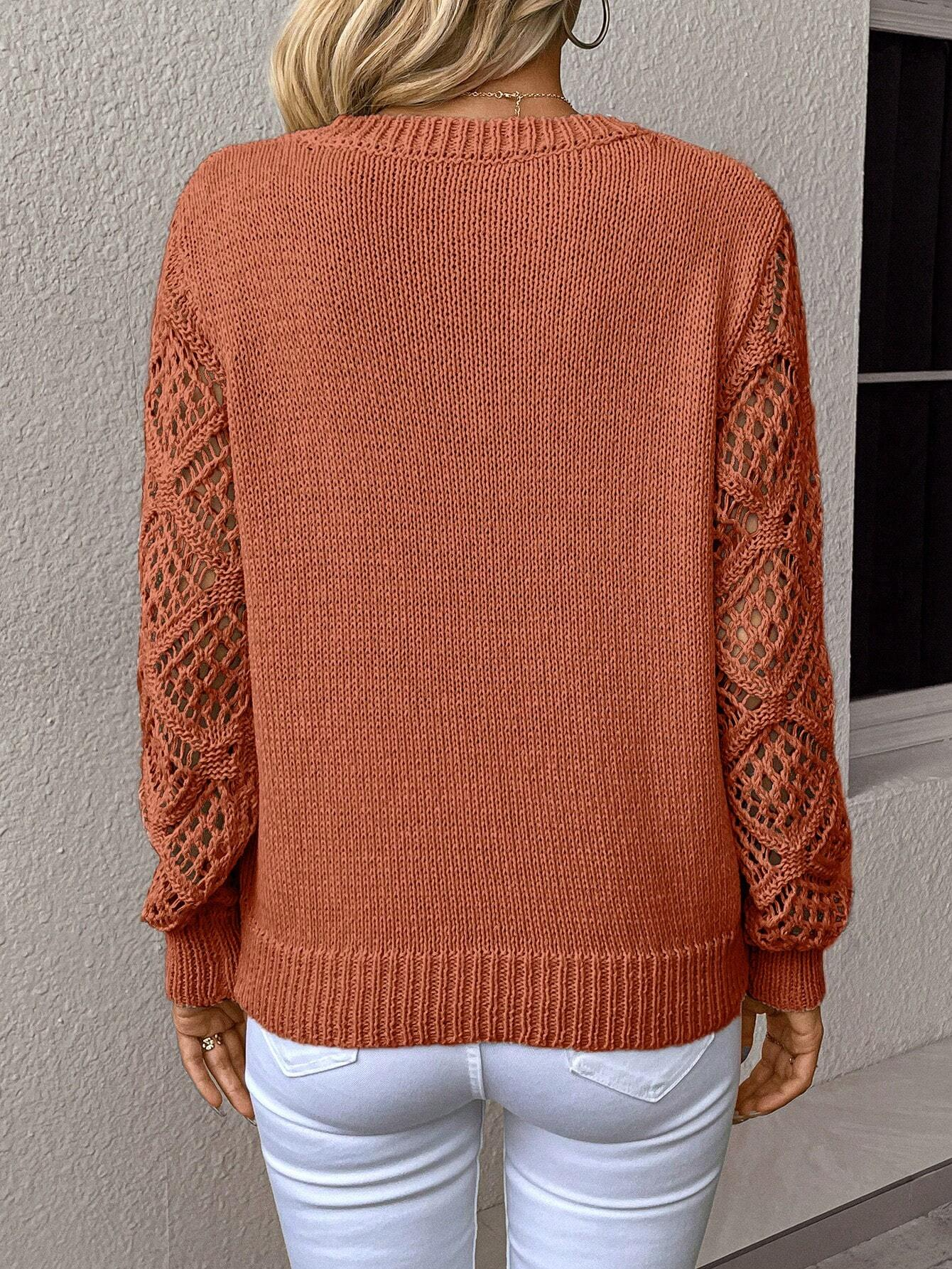 Damenpullover mit interessantem und modernem Ärmel-Design