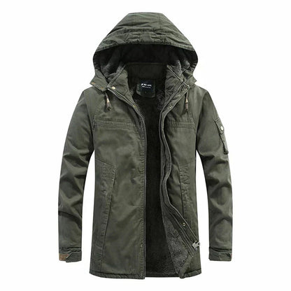 Herren Winterjacke mit Modernem Design für Kalte Tage