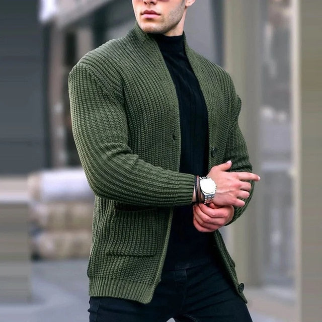 Stilvoller Herren-Cardigan für Kalte Tage