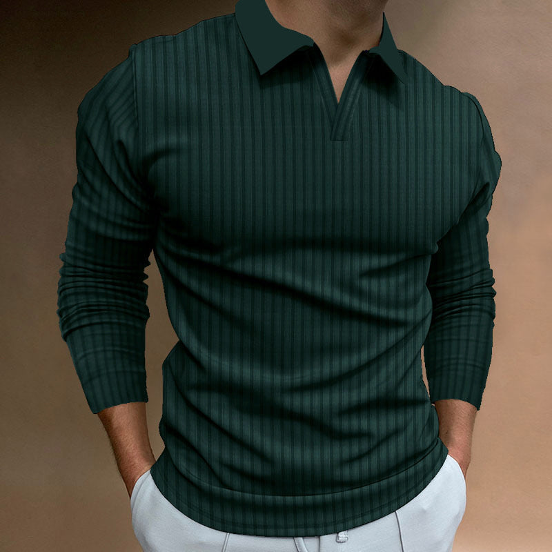 Stilvoller Herrenpullover mit V-Ausschnitt – Perfekt für Herbst und Winter