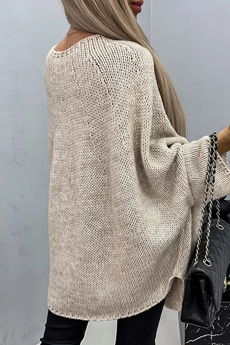 Schlichte Freizeit Bluse mit Rundhalsausschnitt – Eindeutig und Elegant