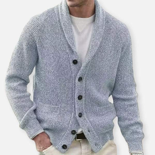 Bequeme Strickjacke mit Knopfverschluss und tiefen Taschen