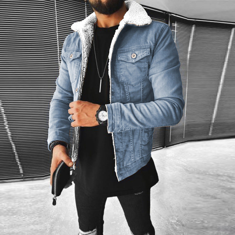 Modische Herren-Winterjacke für Wärme und Komfort