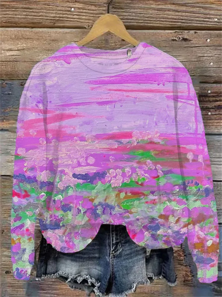 Bequemes Sweatshirt ohne Kapuze mit einzigartigem Entwurf