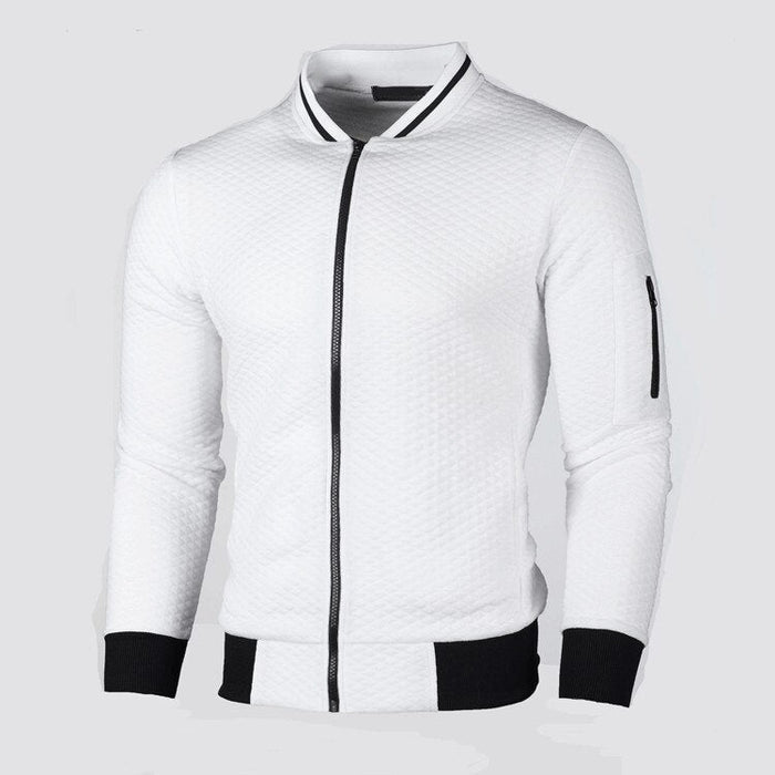 Moderne Herrenjacke mit minimalistischem Design und angenehmer Wärme