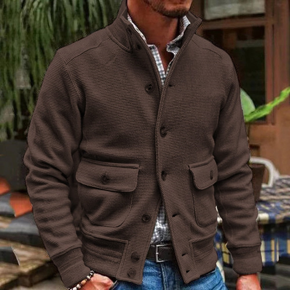 Elegante Jacke mit Knopfverschluss für den Alltag