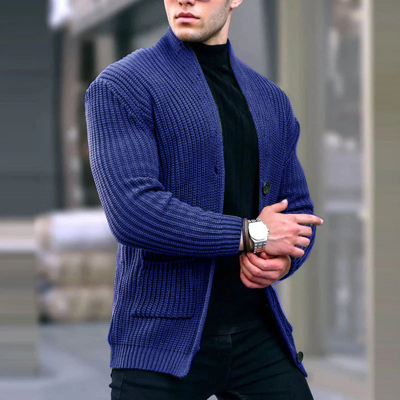 Stilvoller Herren-Cardigan für Kalte Tage