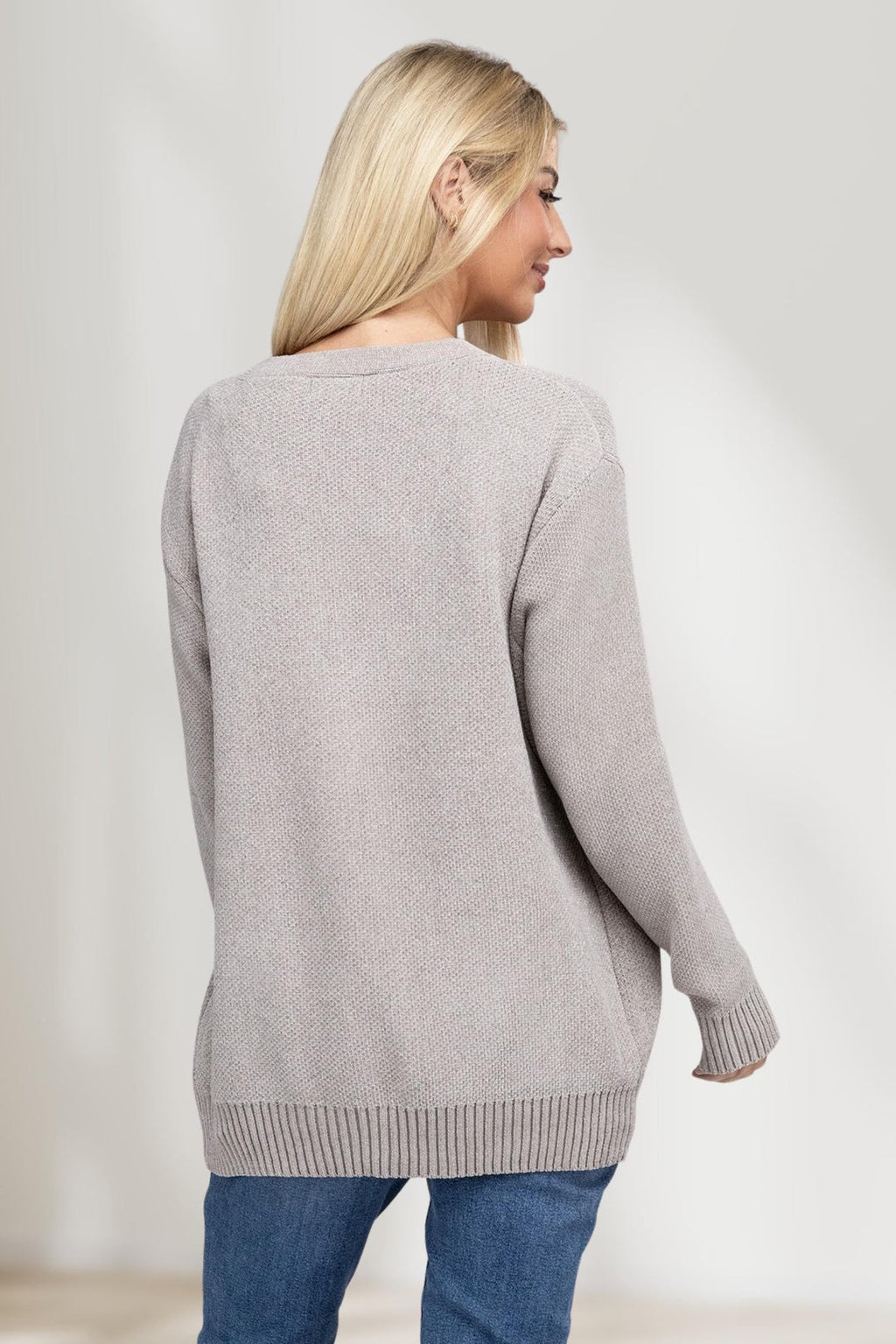 Bequeme Offene Front Strickjacke für Jeden Anlass