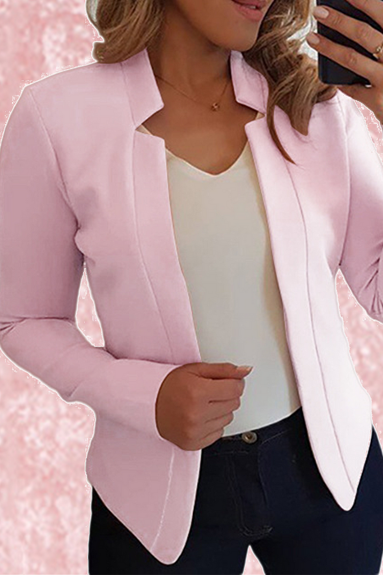 Frauen Patchwork-Jacke mit Cardigan-Kragen - Vielseitig und Stylisch
