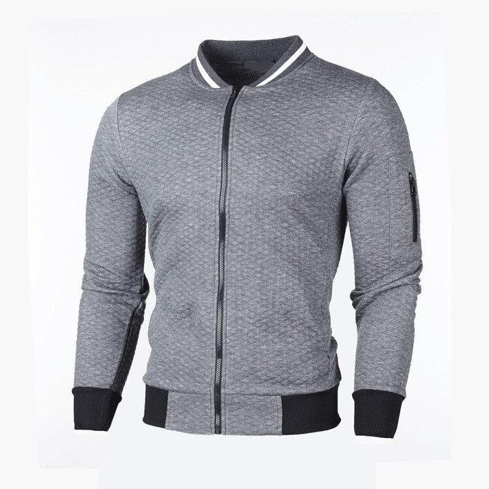 Moderne Herrenjacke mit minimalistischem Design und angenehmer Wärme