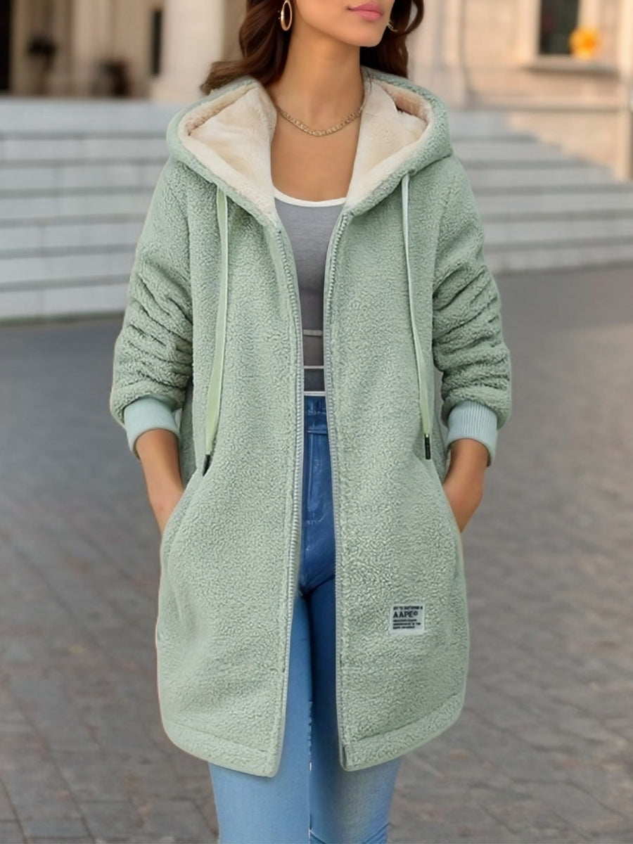 Bequeme Kapuzenjacke mit Reißverschluss – Perfekt für Damen in jeder Jahreszeit