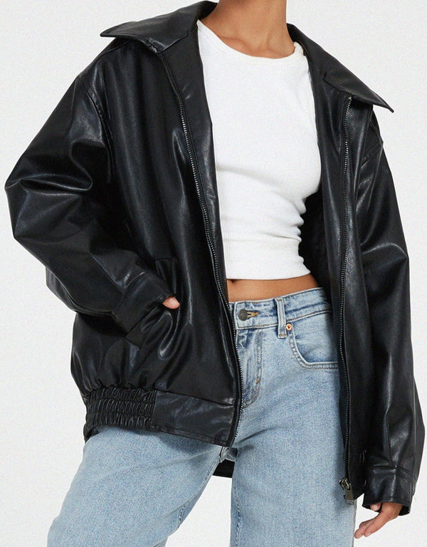 Modische Damenjacke mit lockerer Passform