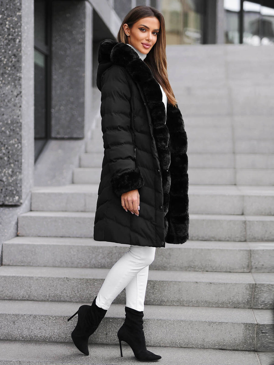 Elegante Damenjacke mit raffiniertem Kragendesign