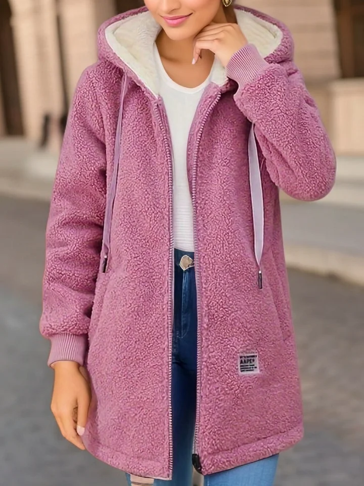 Bequeme Kapuzenjacke mit Reißverschluss – Perfekt für Damen in jeder Jahreszeit