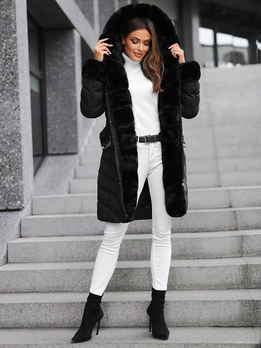 Elegante Damenjacke mit raffiniertem Kragendesign