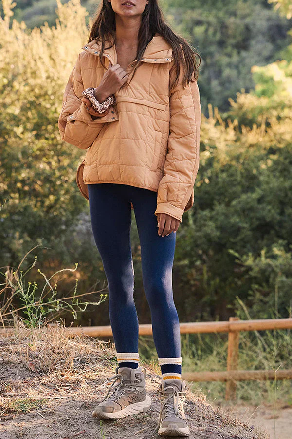 Bequemer Pullover Hoodie mit Taschen für Damen