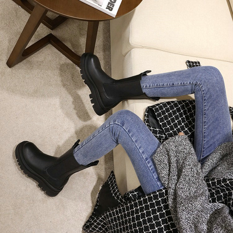 Elegante Stiefel mit raffinierten Details für kalte Tage