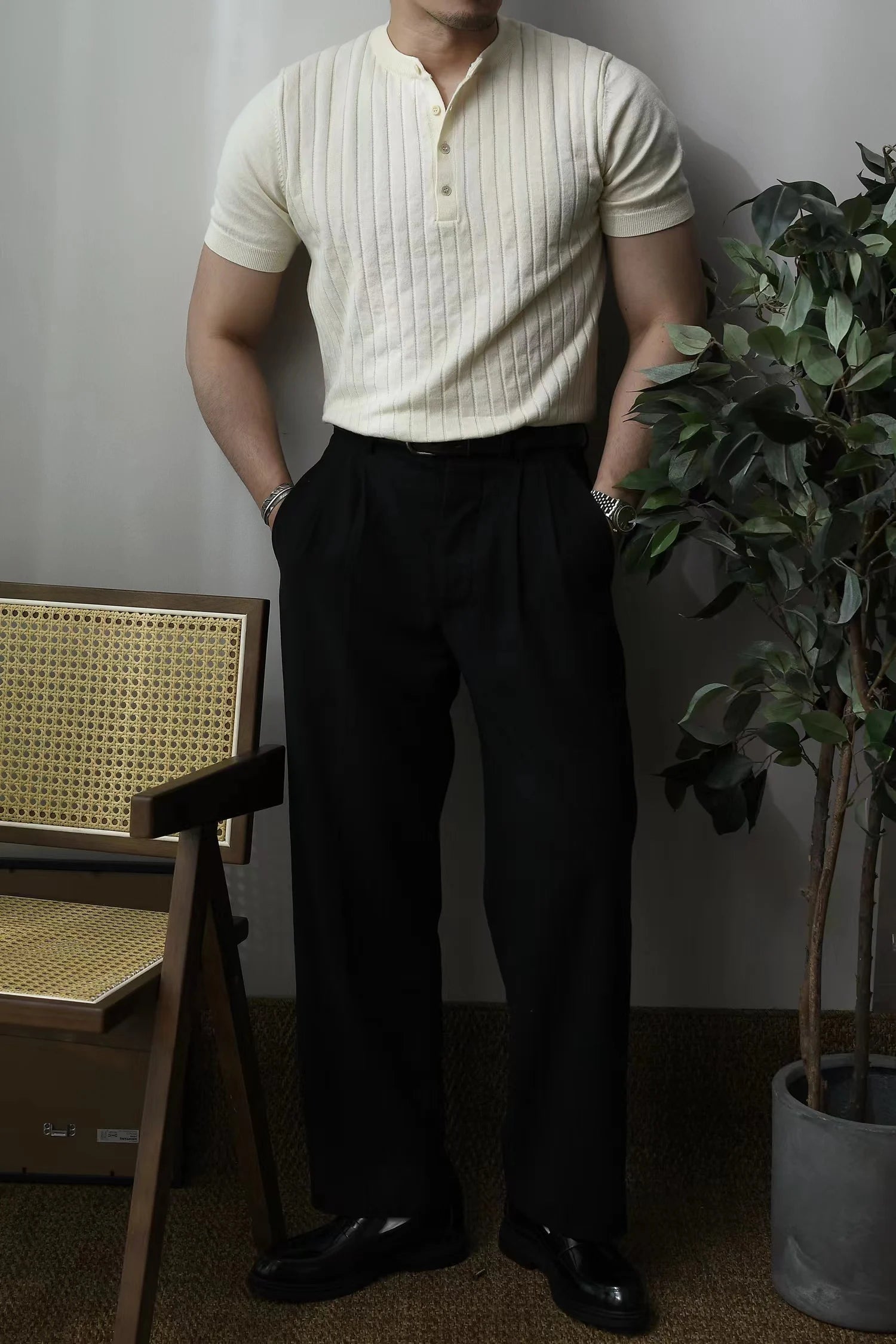 Herren Vintage T-Shirt – Klassisches Design für Freizeit und Business