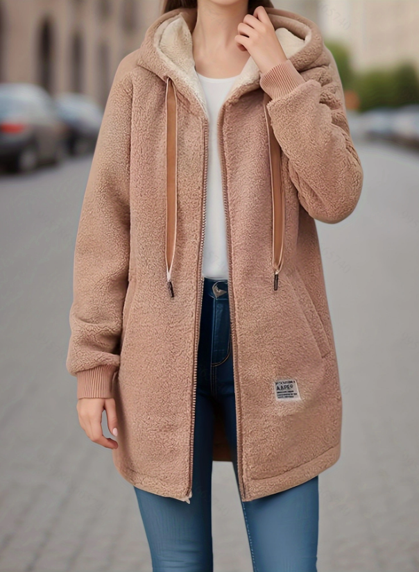 Bequeme Kapuzenjacke mit Reißverschluss – Perfekt für Damen in jeder Jahreszeit