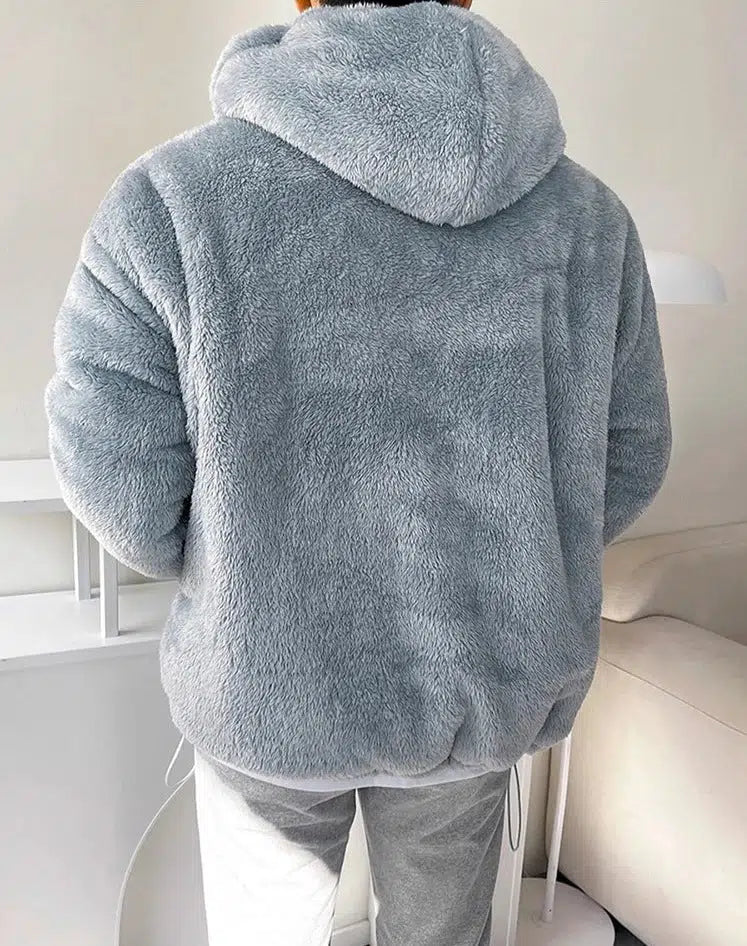 Warme Herren-Kapuzenjacke mit Moderner Optik