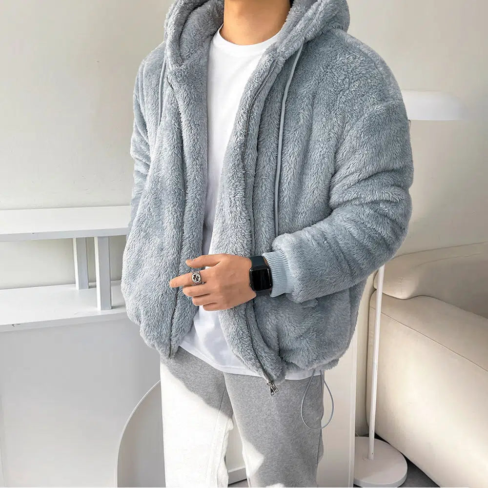 Warme Herren-Kapuzenjacke mit Moderner Optik