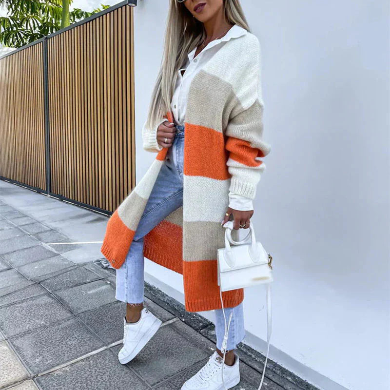 Bequemer Cardigan mit entspannter Passform und raffiniertem Entwurf