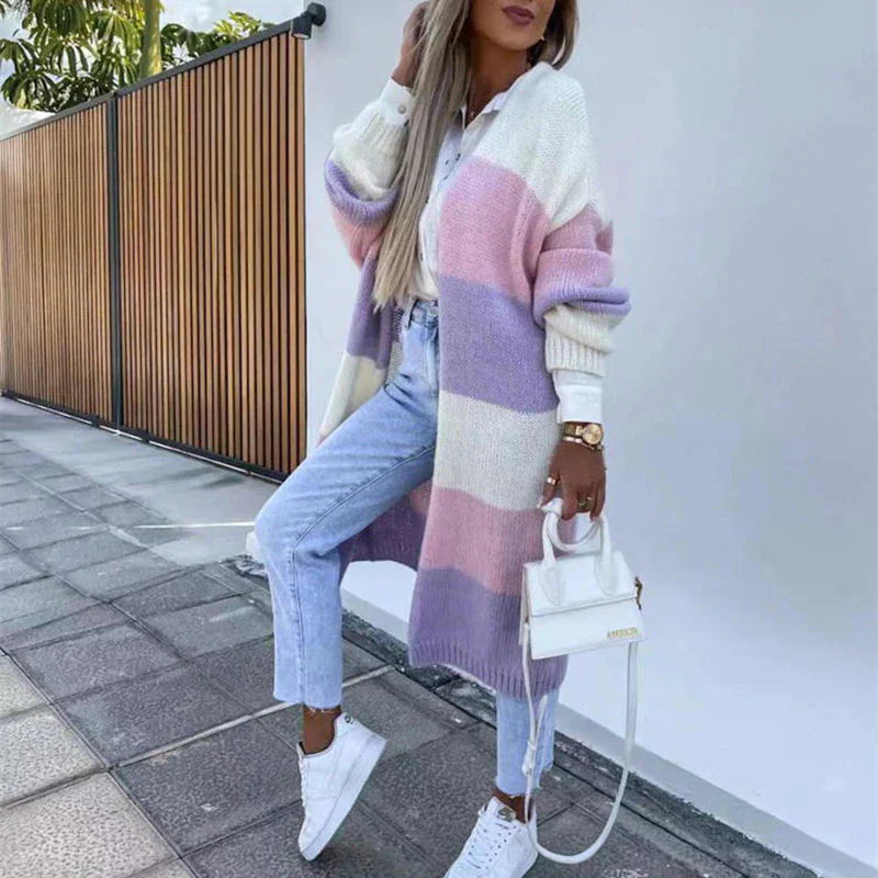 Bequemer Cardigan mit entspannter Passform und raffiniertem Entwurf
