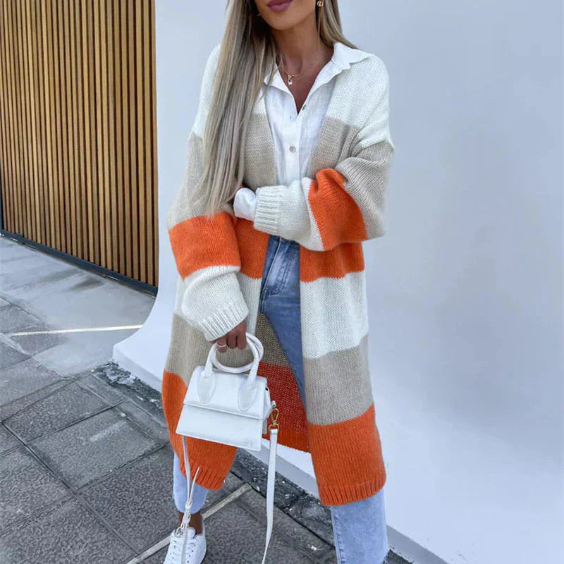 Bequemer Cardigan mit entspannter Passform und raffiniertem Entwurf