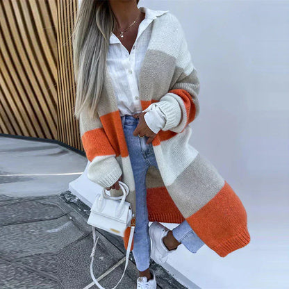 Bequemer Cardigan mit entspannter Passform und raffiniertem Entwurf