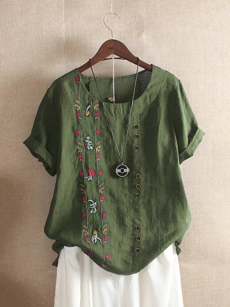 Bestickte Bluse - Maria
