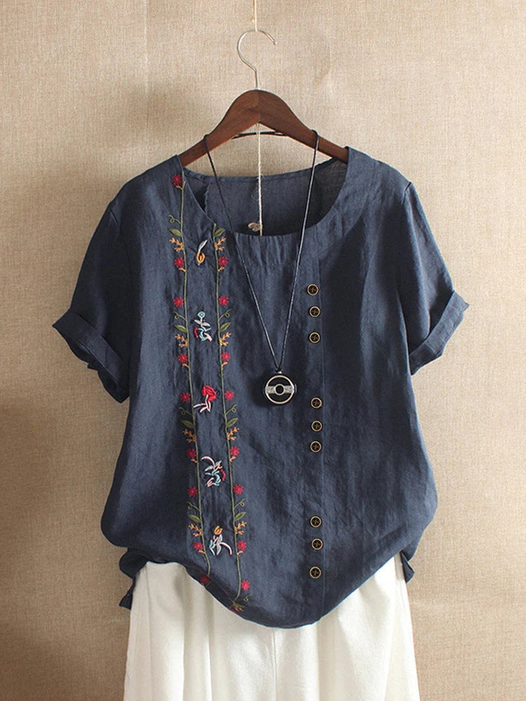 Bestickte Bluse - Maria