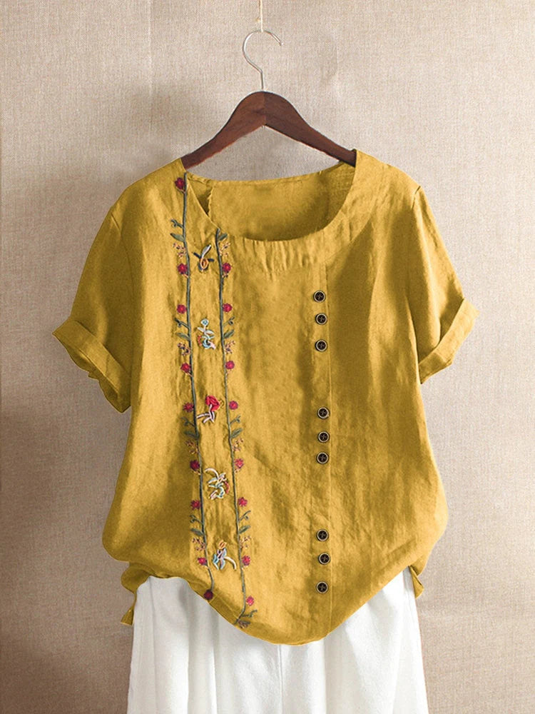 Bestickte Bluse - Maria